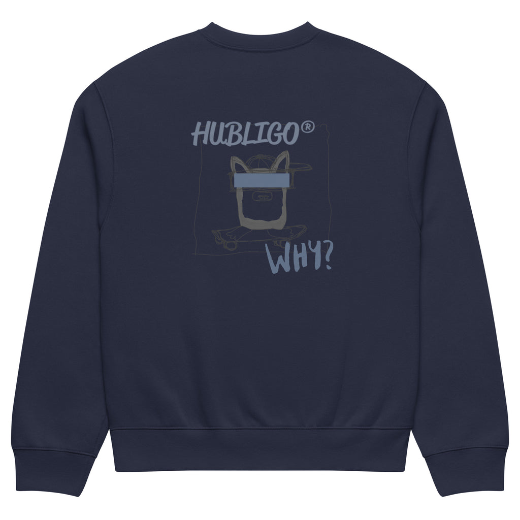 Hubligo_Hoodi_oversize & heavy blue_unisex-navy-back0