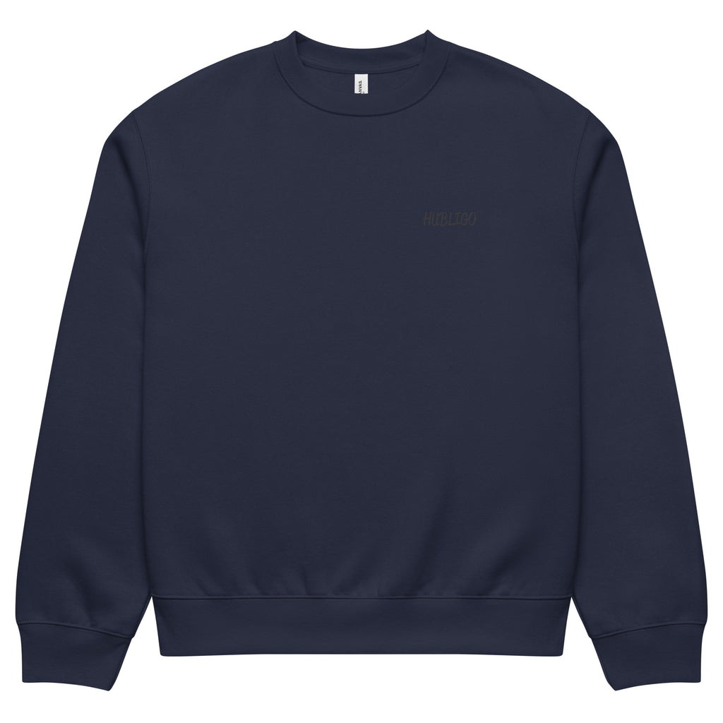 Hubligo_Hoodi_oversize & heavy blue_unisex-navy-front0