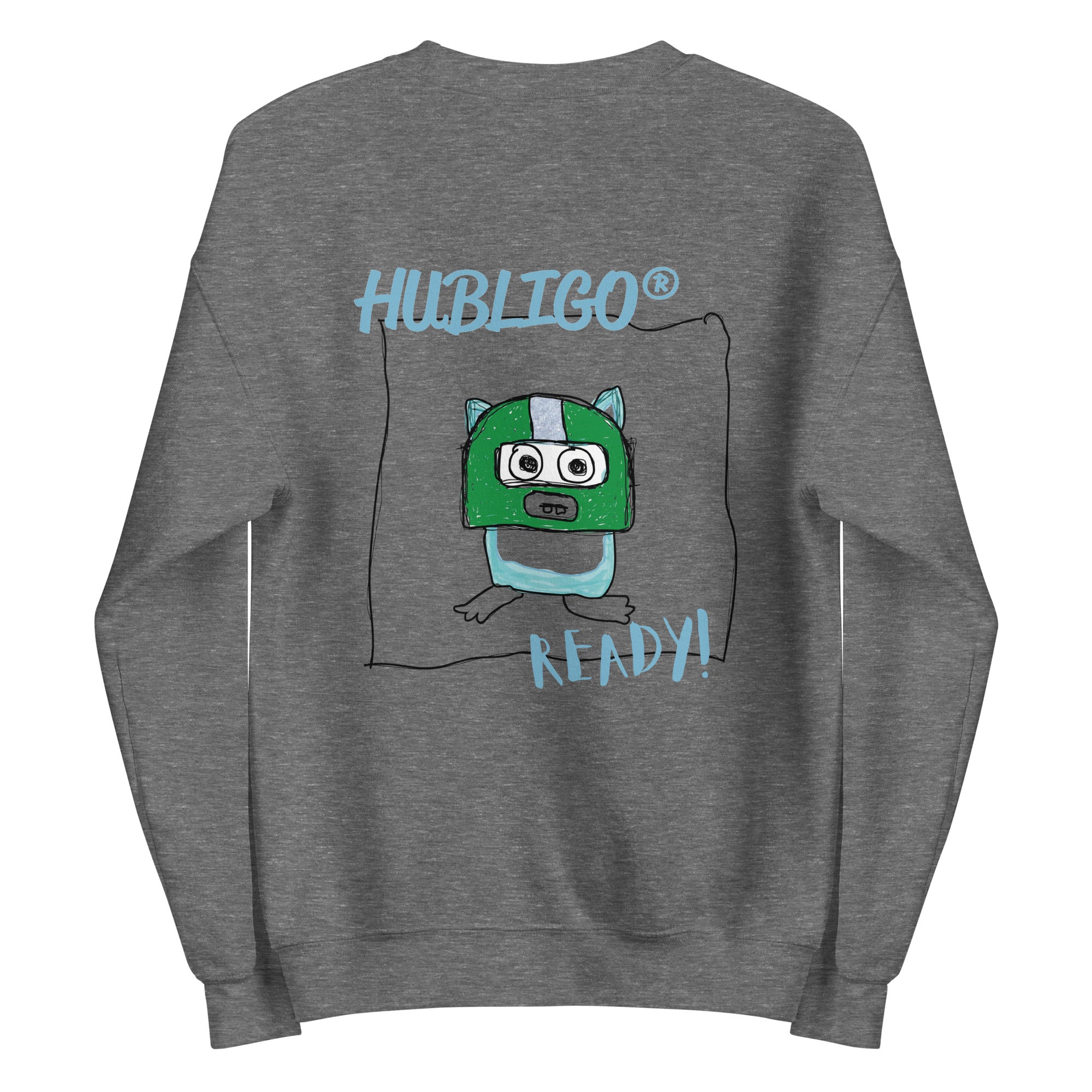 Hubligo_Sweatshirt_unisex-graphite-heather-H_back0