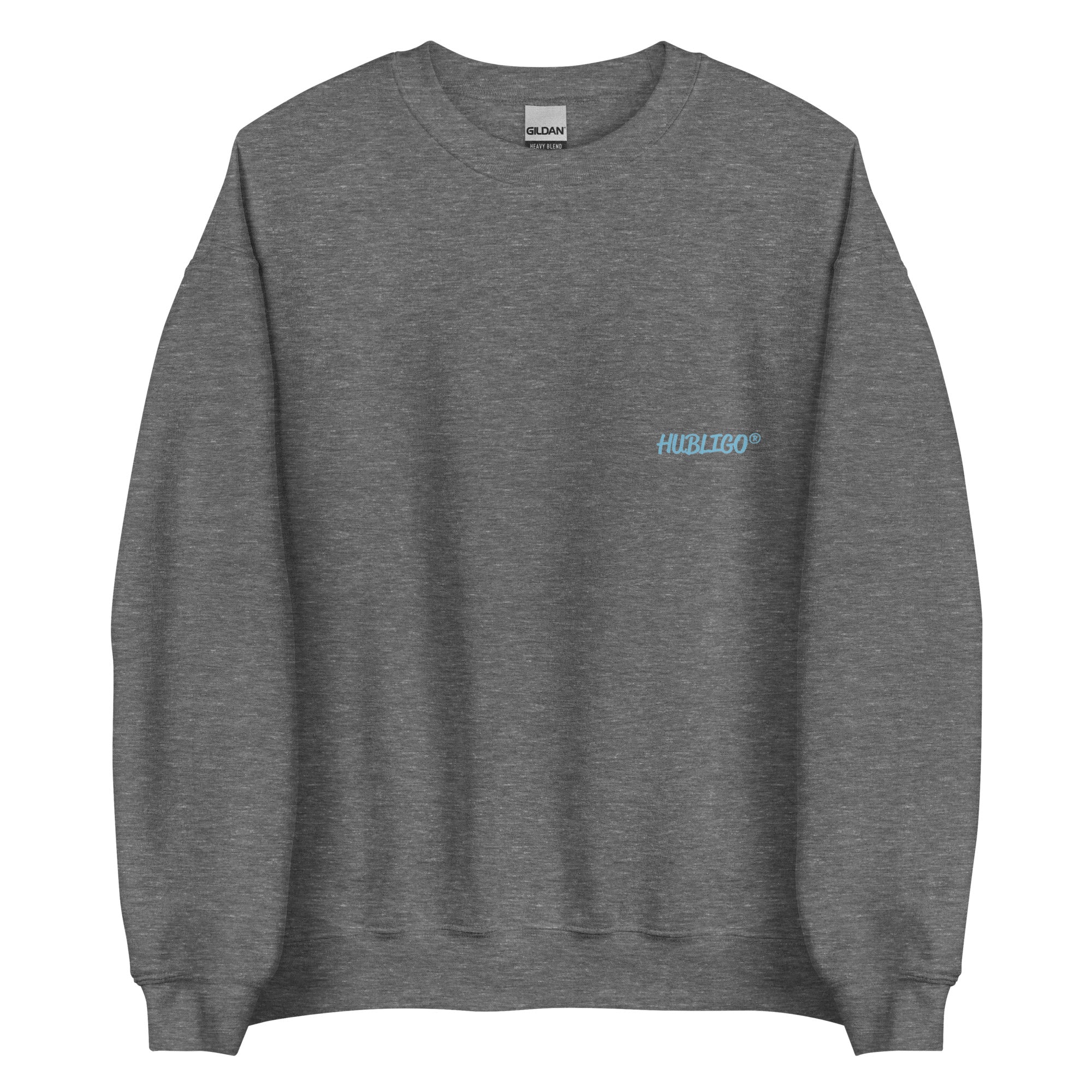 Hubligo_Sweatshirt_unisex-graphite-heather-H_front0