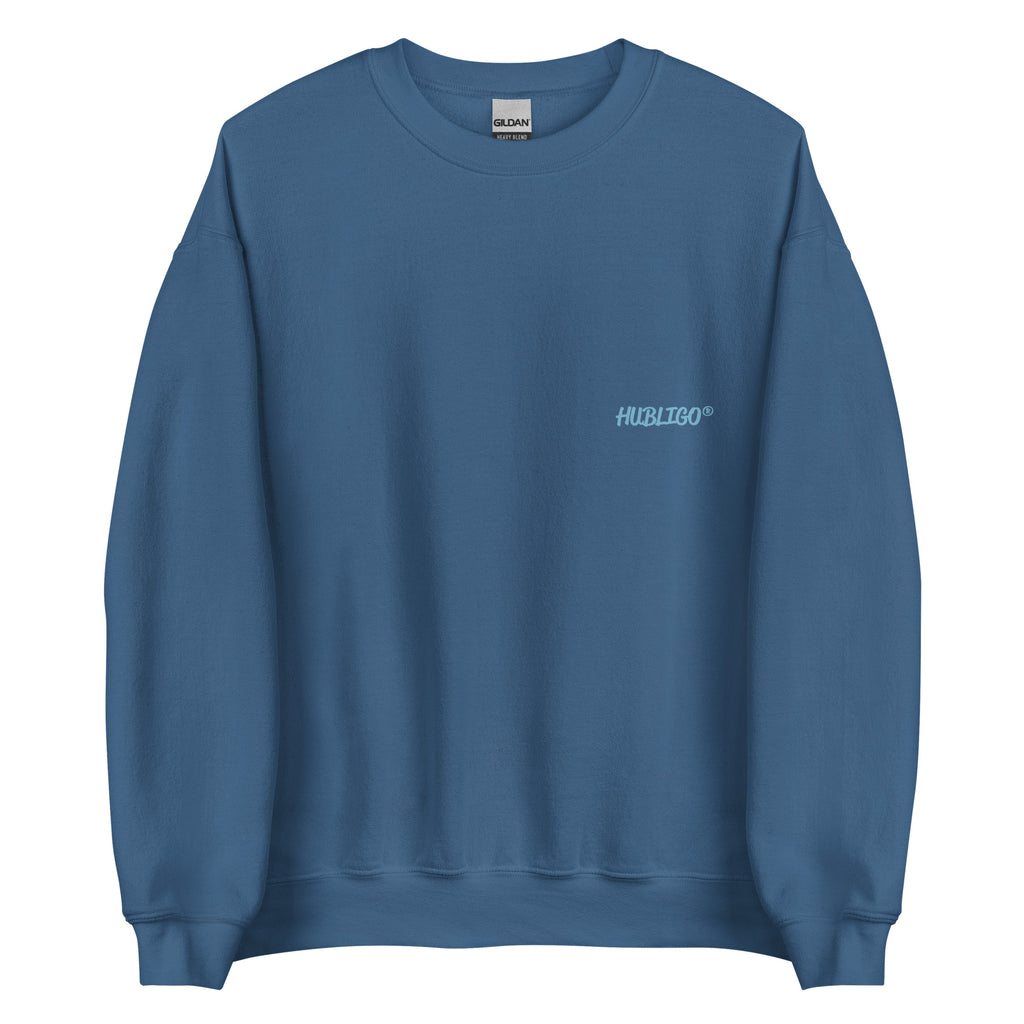 Hubligo_Sweatshirt_unisex-indigo-blue_H_front0