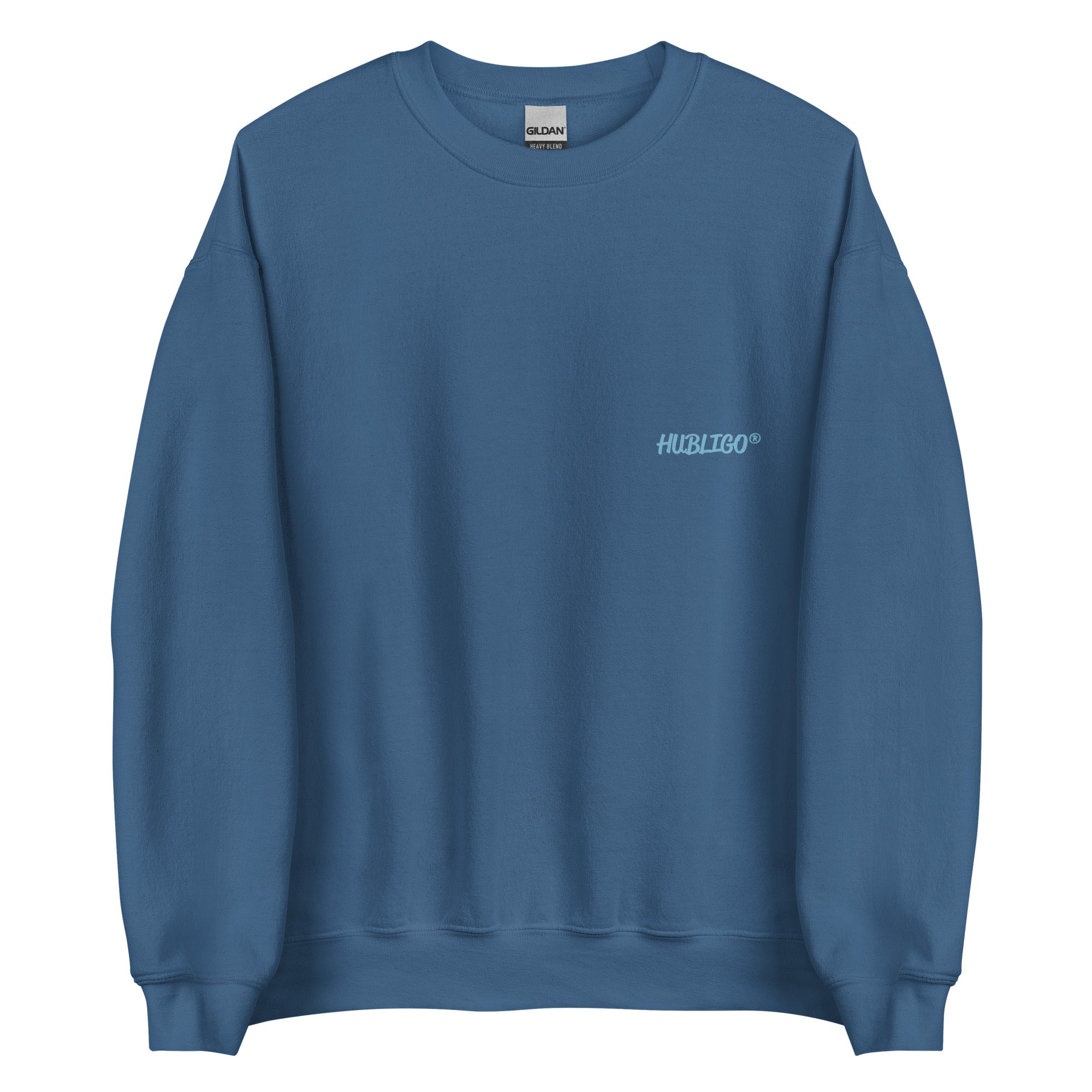 Hubligo_Sweatshirt_unisex-indigo-blue_H_front0