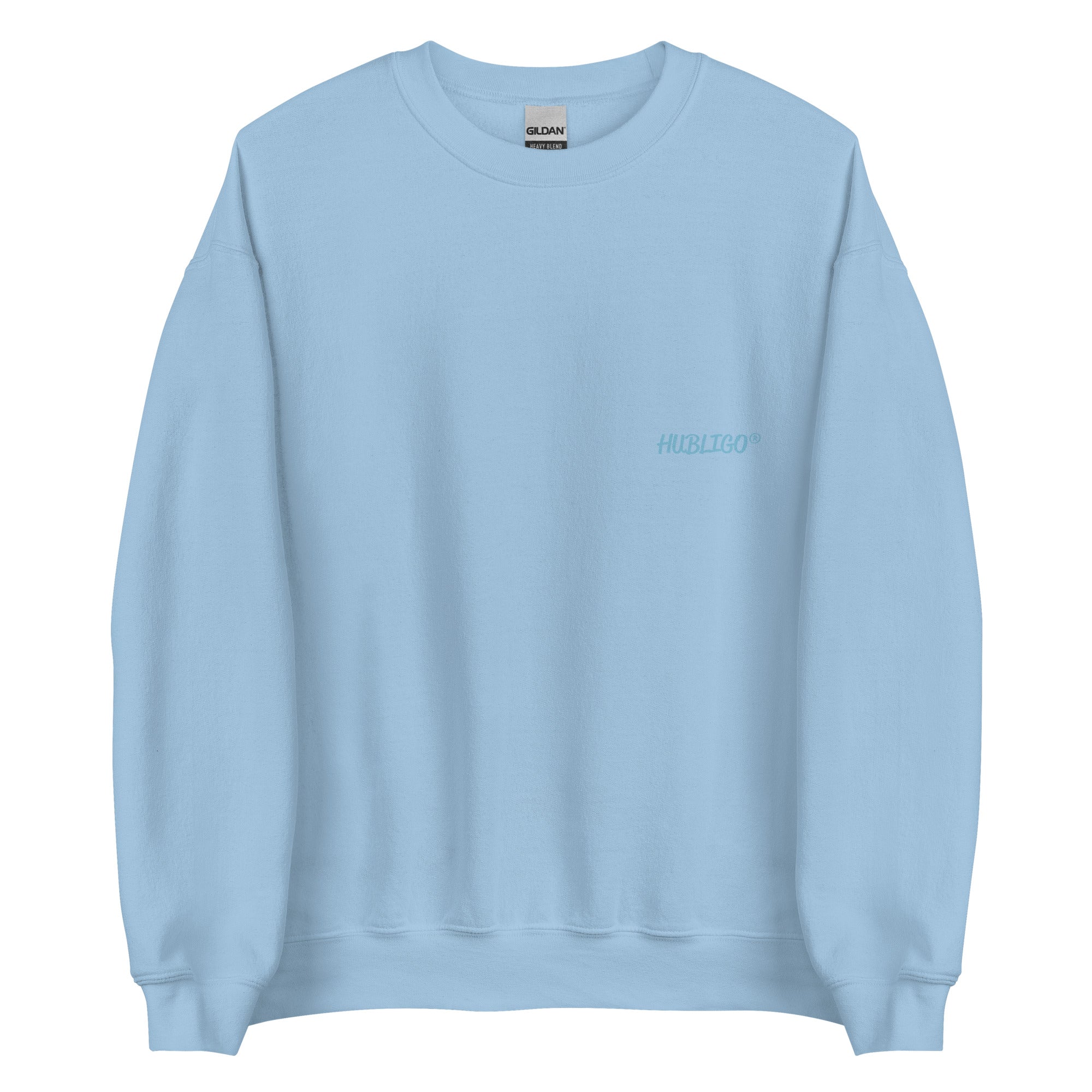 Hubligo_Sweatshirt_unisex-light-blue_H_front0