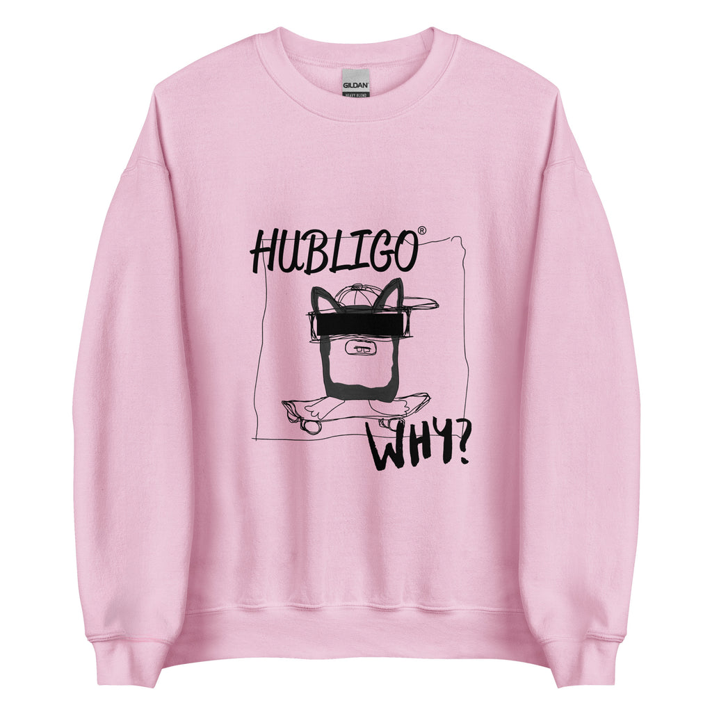 Hubligo_Sweatshirt_unisex-light-pink_S_front0