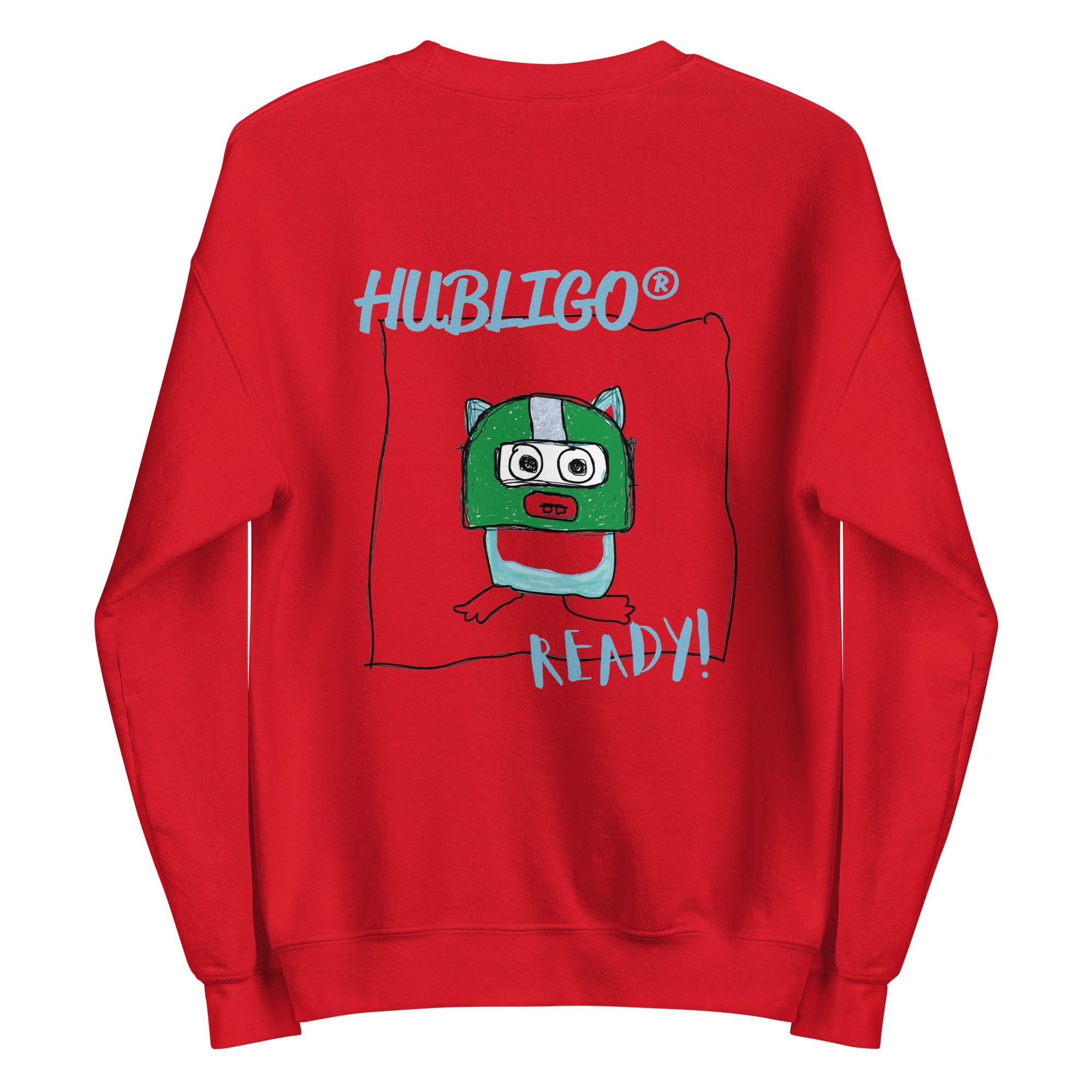 Hubligo_Sweatshirt_unisex-red_H_back0