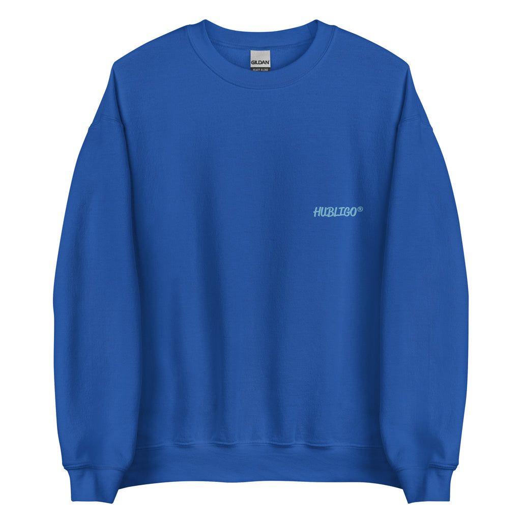Hubligo_Sweatshirt_unisex-royal_H_front0