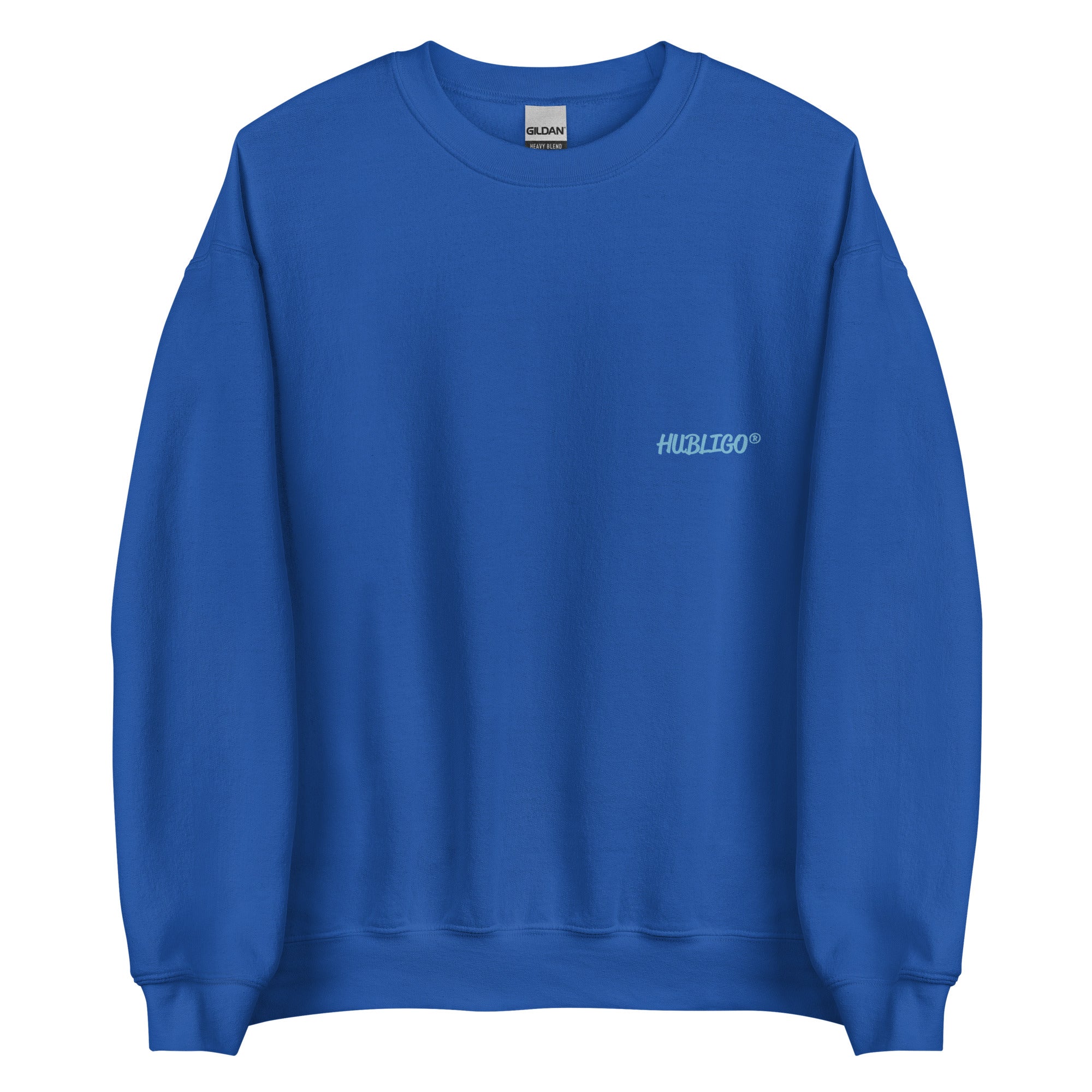 Hubligo_Sweatshirt_unisex-royal_H_front0
