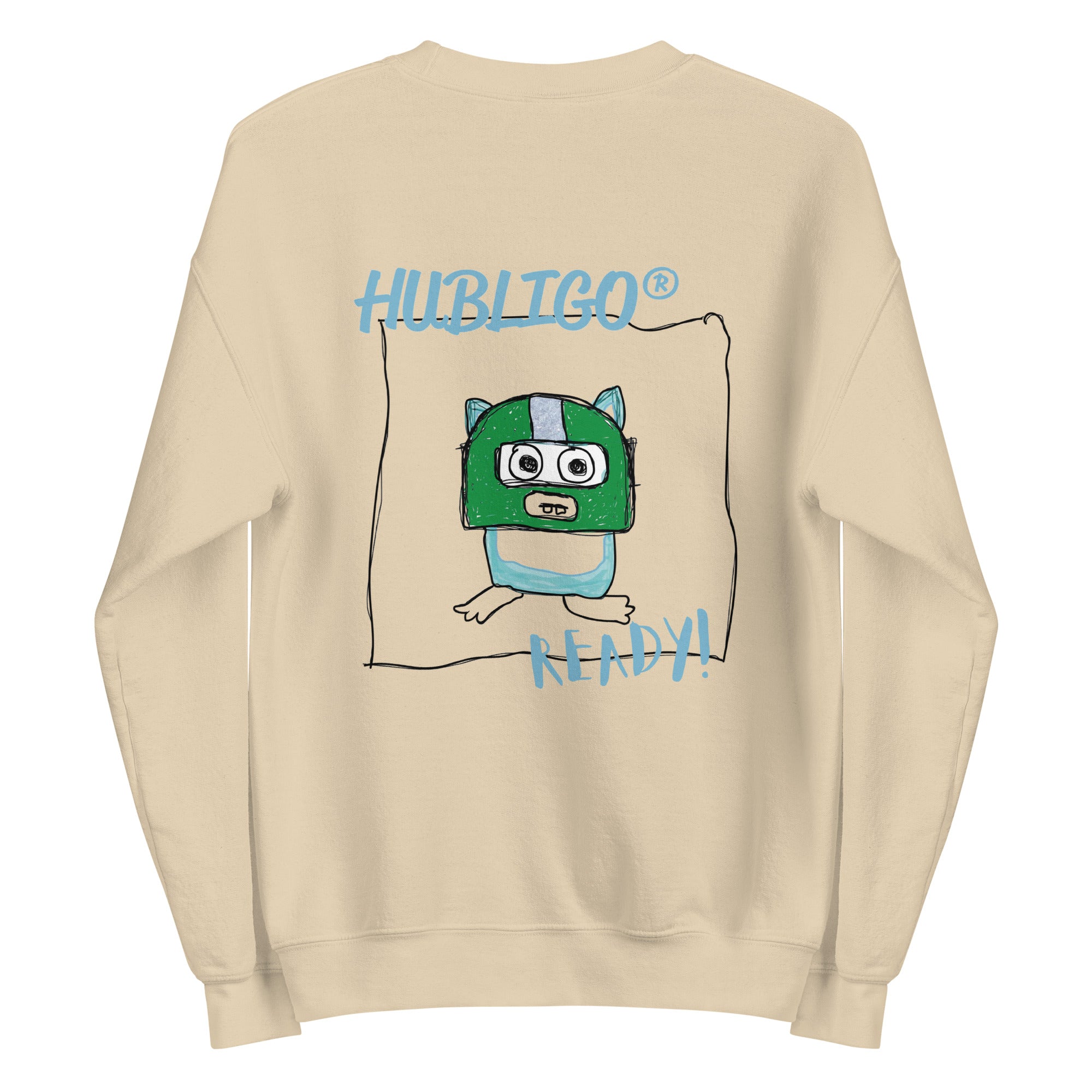 Hubligo_Sweatshirt_unisex-sand_H_back0