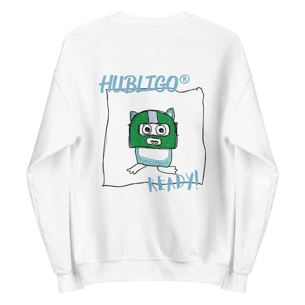 Hubligo_Sweatshirt_unisex-white_H_back0