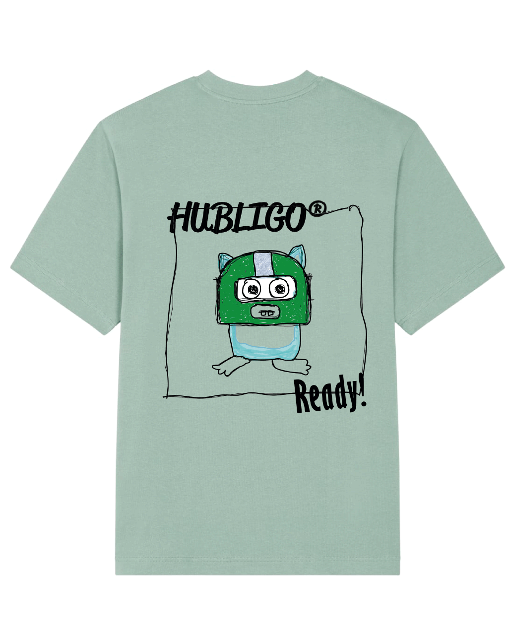 TSHIRT HUBLIGO HELMET oversized faded