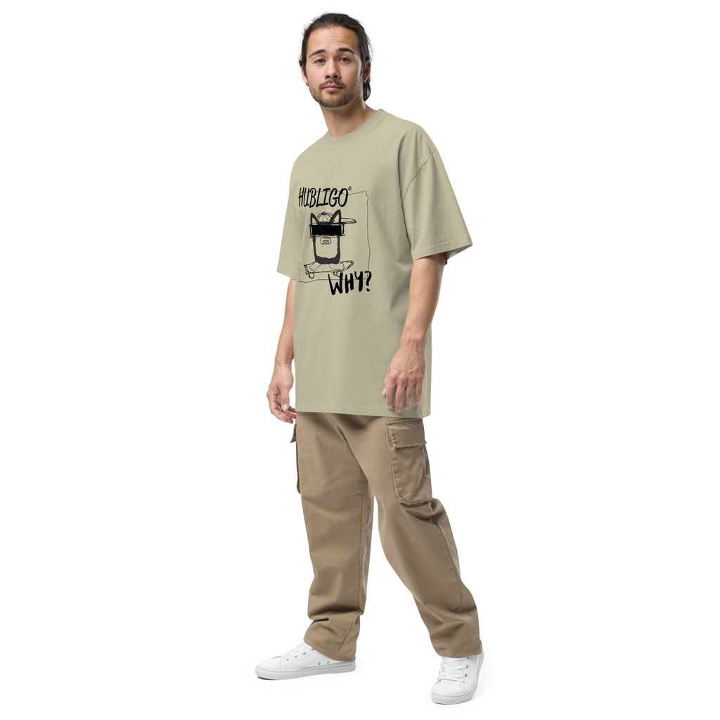 TSHIRT HUBLIGO SKATER oversized faded