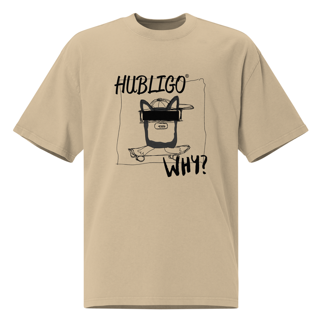 TSHIRT HUBLIGO SKATER oversized faded
